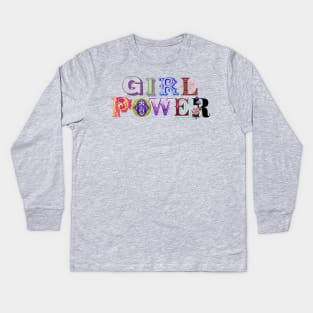 GIRL POWER Kids Long Sleeve T-Shirt